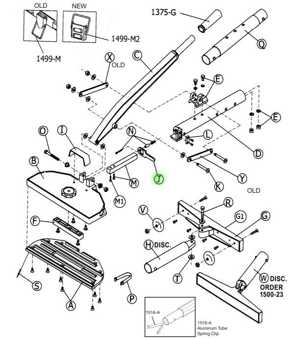 Brake Lever for Nos. 499-500