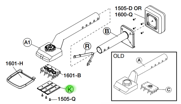 Inserts pour no. 505 (paquet de 3)