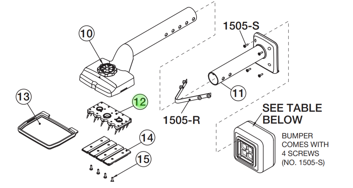 Pin Plate for No. 525