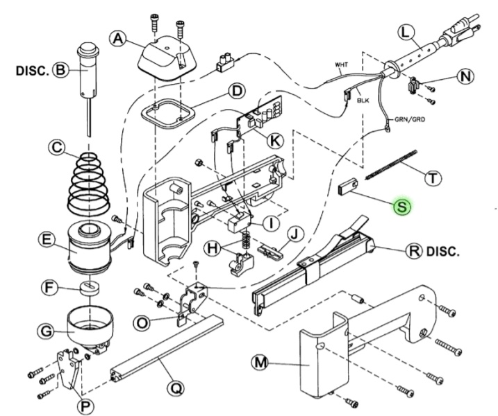Staple Pusher for Nos. 615-830