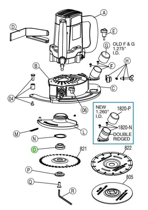 Blade Spacer for No. 812