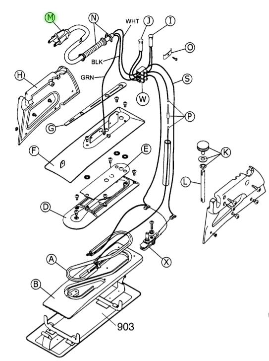 Power Cord for No. 920