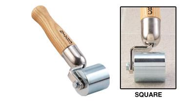 Square Edge Seam Roller - Short 6"