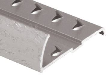 Scribe to Nosing Aluminum Satin Gold Anodized 1-5/8" x 12'