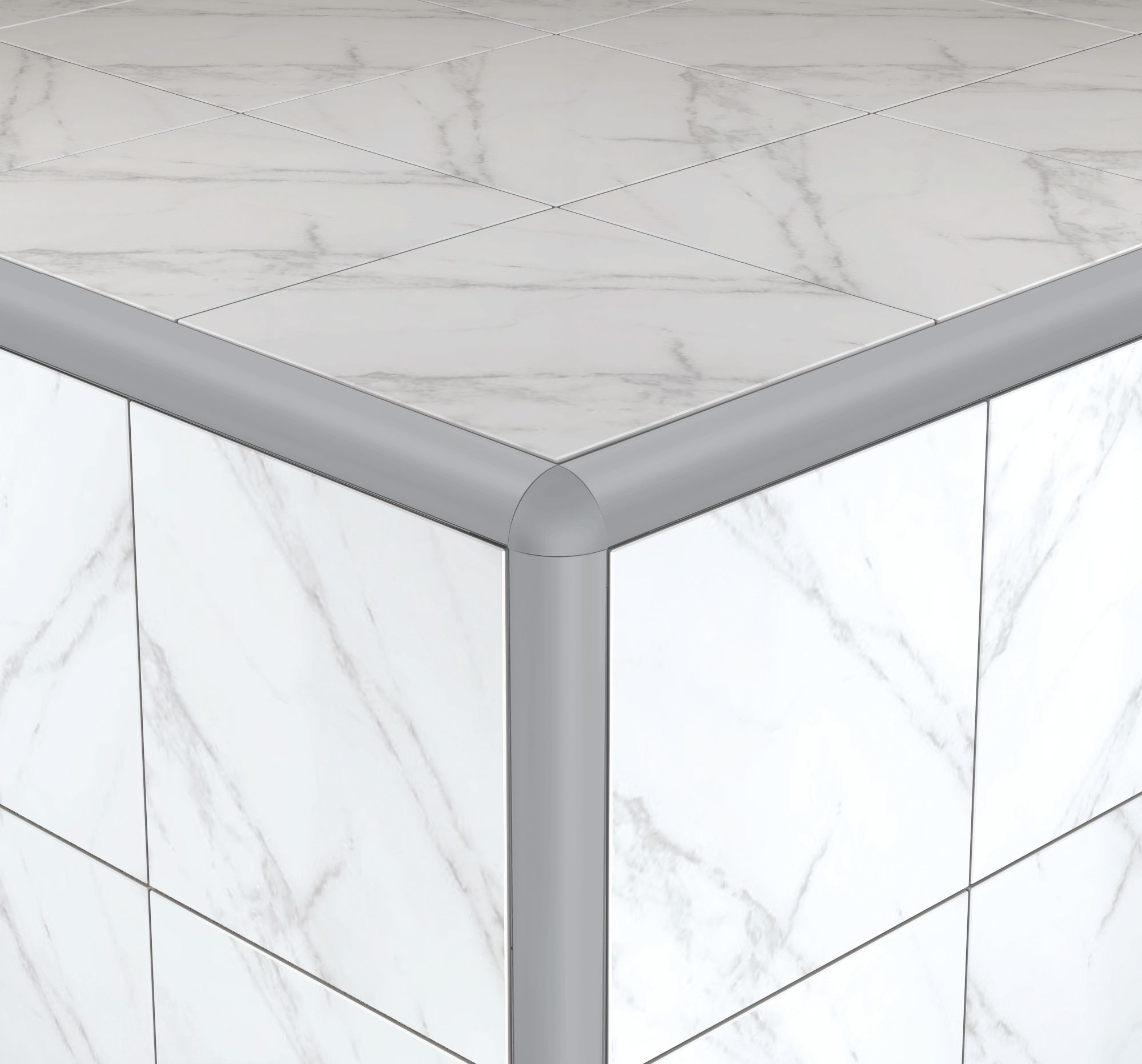 Round Edge 3/8 in. Brilliant White Inside Corner Round Edge 3/8 in. Brilliant White Inside Corner