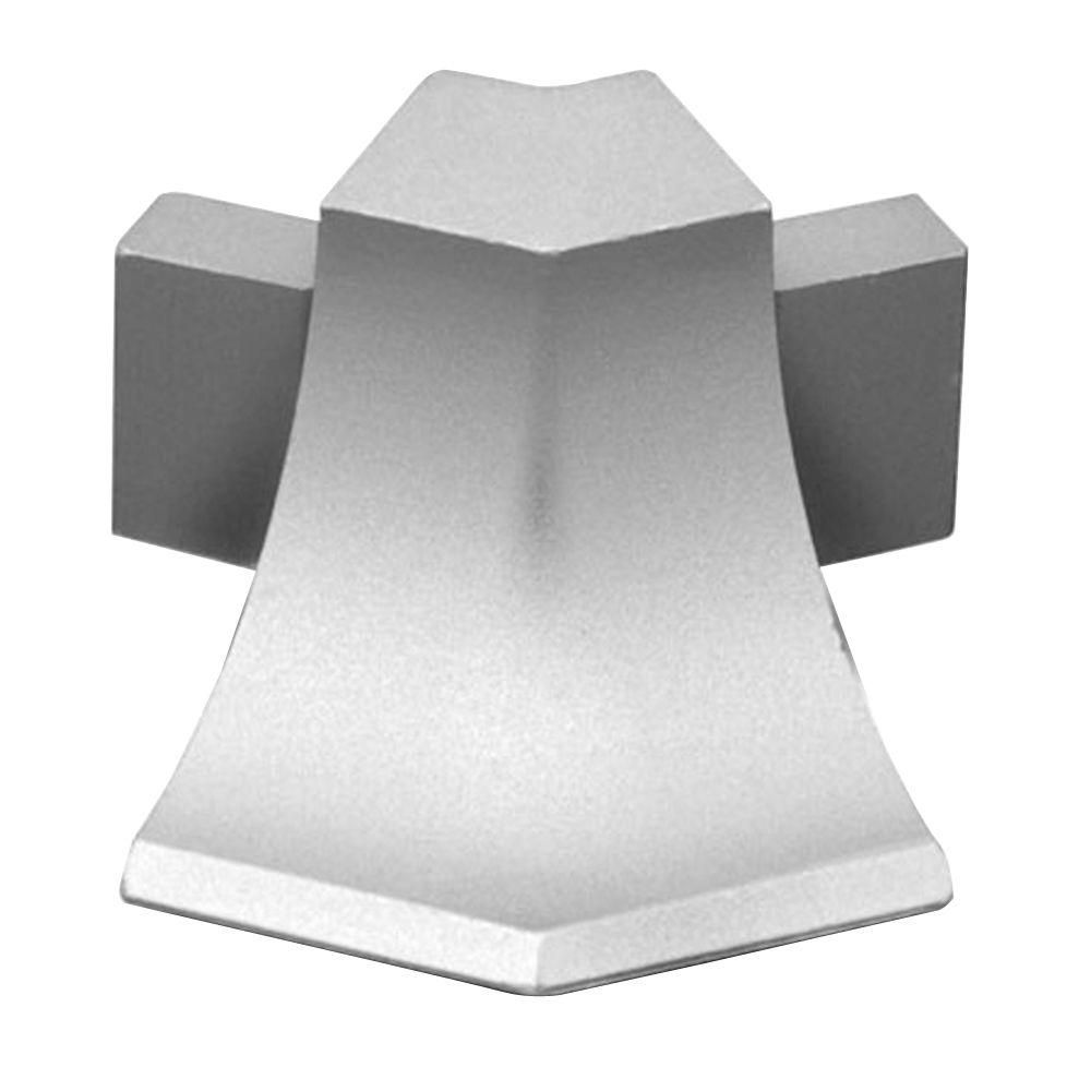 DILEX-AHKA Outside Corner 135° with 3/8" Radius Anodized Aluminum Pewter