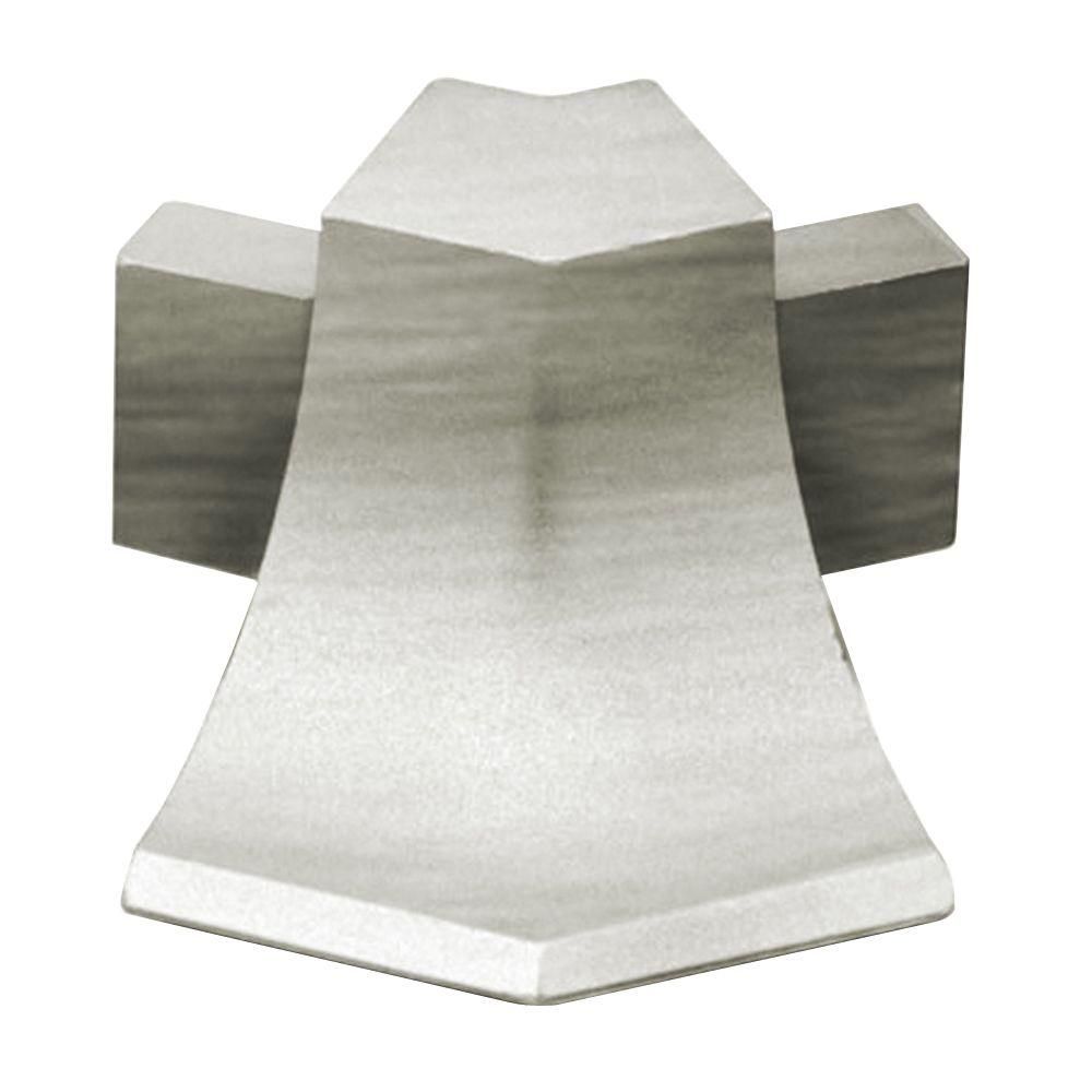 DILEX-AHKA Outside Corner 135° with 3/8" Radius Anodized Aluminum Brushed Nickel