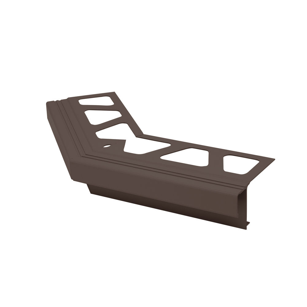 BARA-RAK Outside Corner 135° for Balcony Edging Profiles Aluminum Black Brown