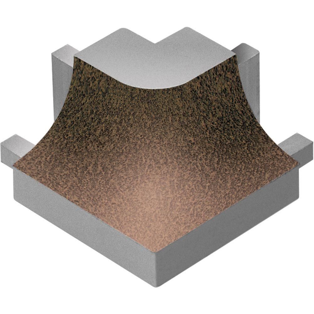 DILEX-AHK Coin extérieur rond 90° avec un radius de 3/8" Aluminium Bronze