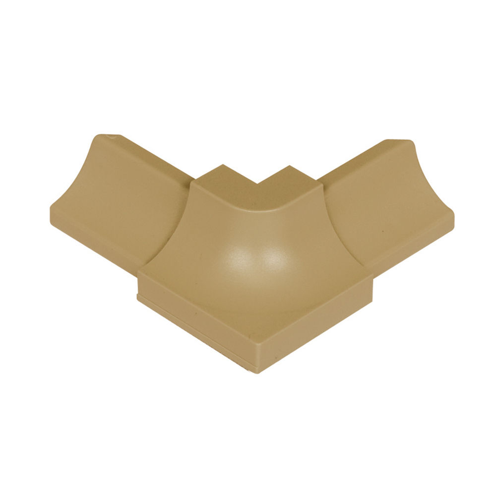 DILEX-PHK Outside Corner 90° with 3/8" Radius PVC Plastic Light Beige