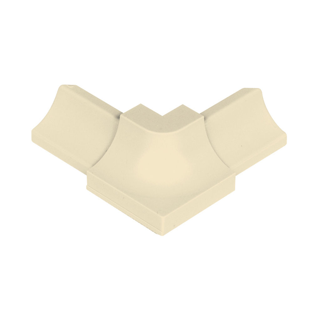 DILEX-PHK Outside Corner 90° with 3/8" Radius PVC Plastic Sand Pebble