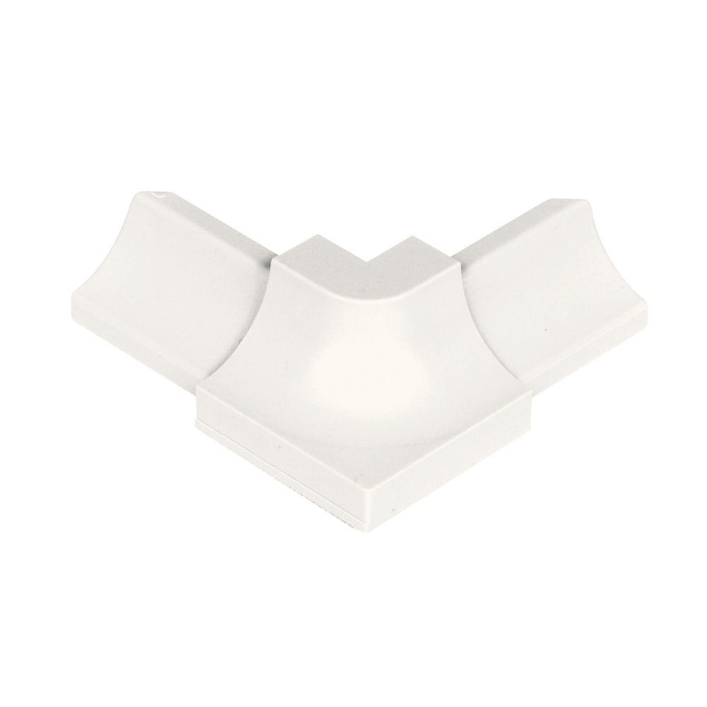 DILEX-PHK Outside Corner 90° avec un radius de 3/8" Plastique PVC Blanc