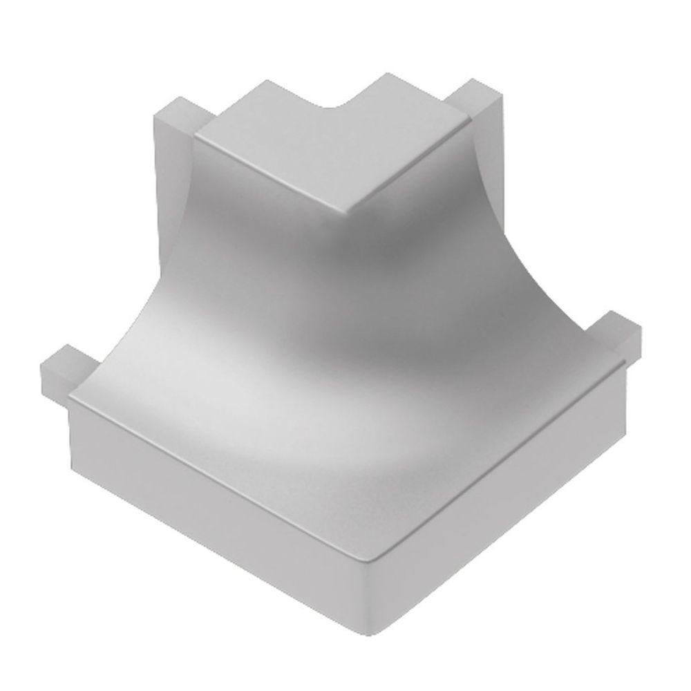 DILEX-AHK Coin extérieur carré 90° avec un radius de 3/8" Aluminium anodisé mat