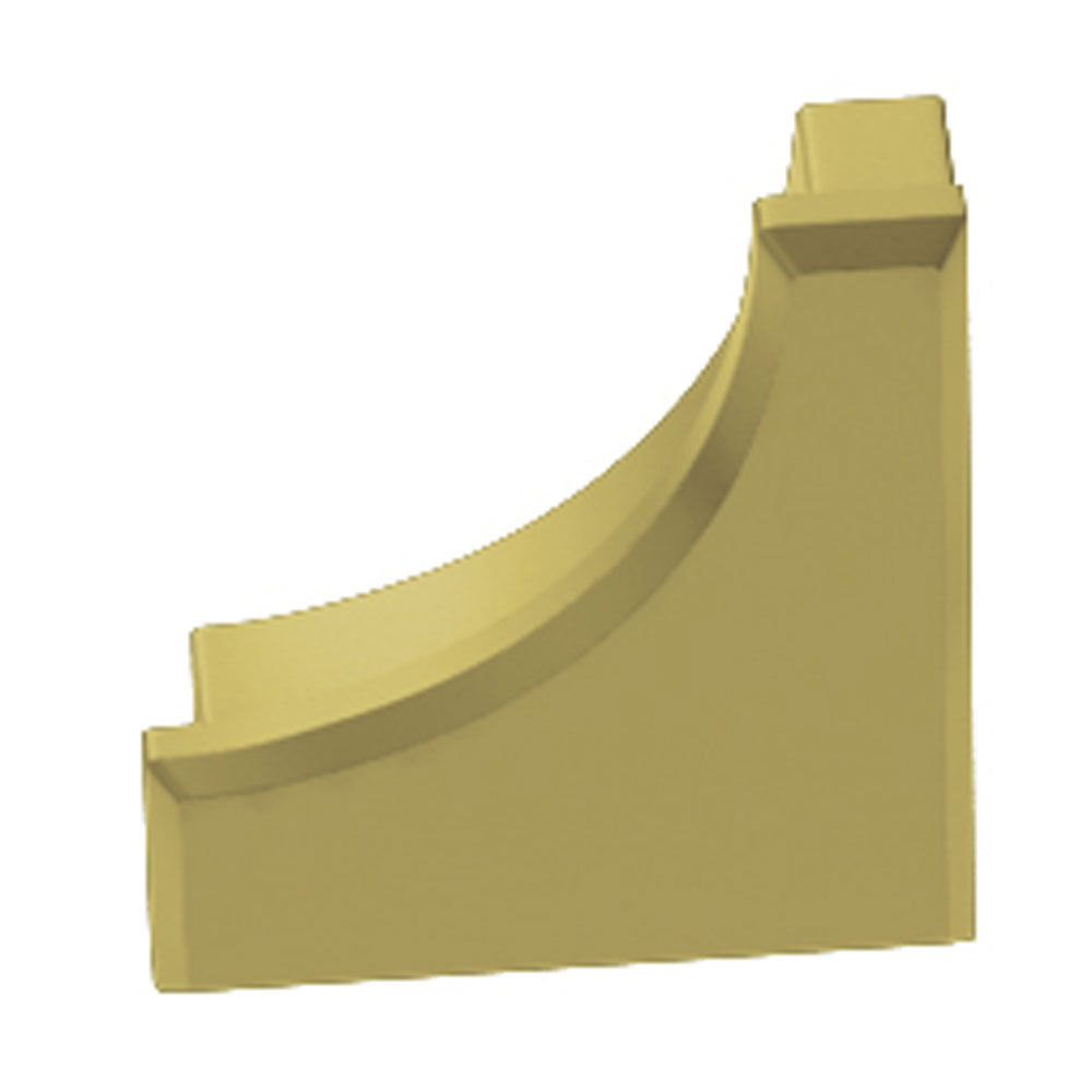 DILEX-AHK End Cap Anodized Aluminum Satin Brass
