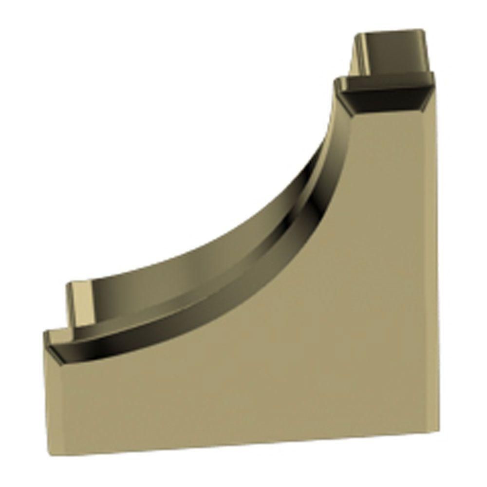 DILEX-AHK End Cap Anodized Aluminum Polished Brass