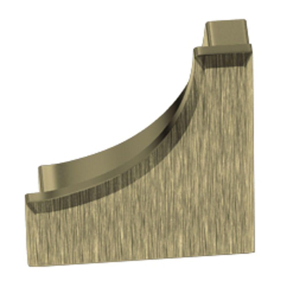 DILEX-AHK End Cap Anodized Aluminum Brushed Brass