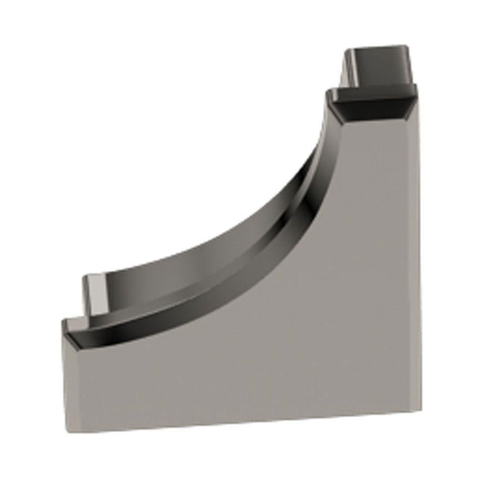 DILEX-AHK End Cap Anodized Aluminum Polished Nickel