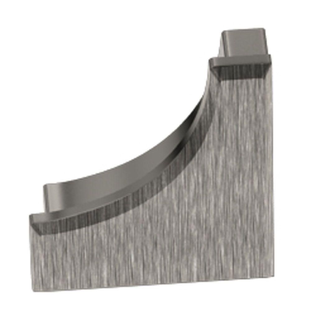 DILEX-AHK End Cap Anodized Aluminum Brushed Nickel