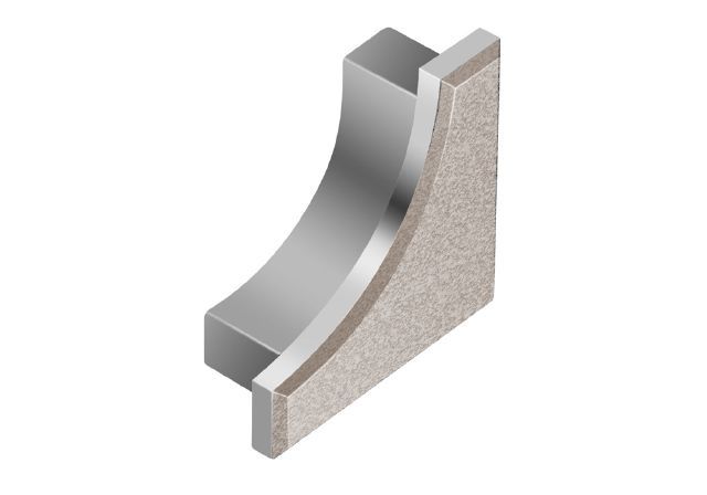 DILEX-AHK End Cap Aluminum Cream