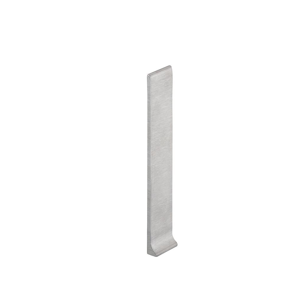 DESIGNBASE-SL Cap de fermeture de gauche acier inoxydable (V2) brossé 6-3/8" (160 mm)