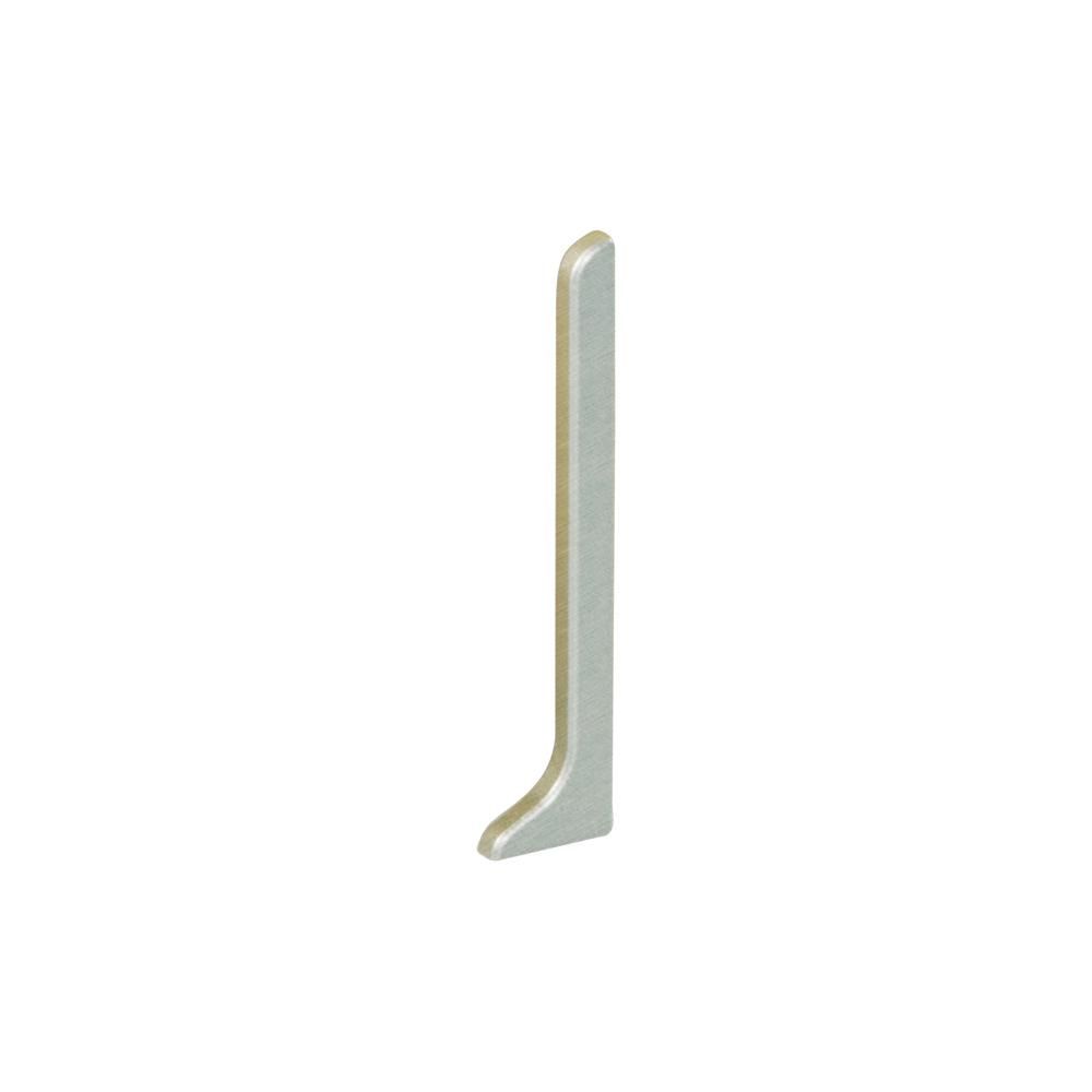 DESIGNBASE-SL End Cap Left Aluminum with Brushed Stainless Appearance 2-3/8" (60 mm)