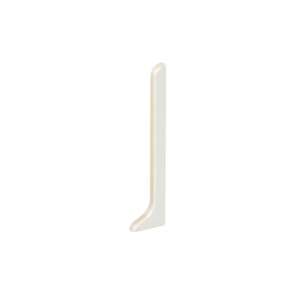 DESIGNBASE-SL End Cap Left Aluminum White Matte 2-3/8" (60 mm)