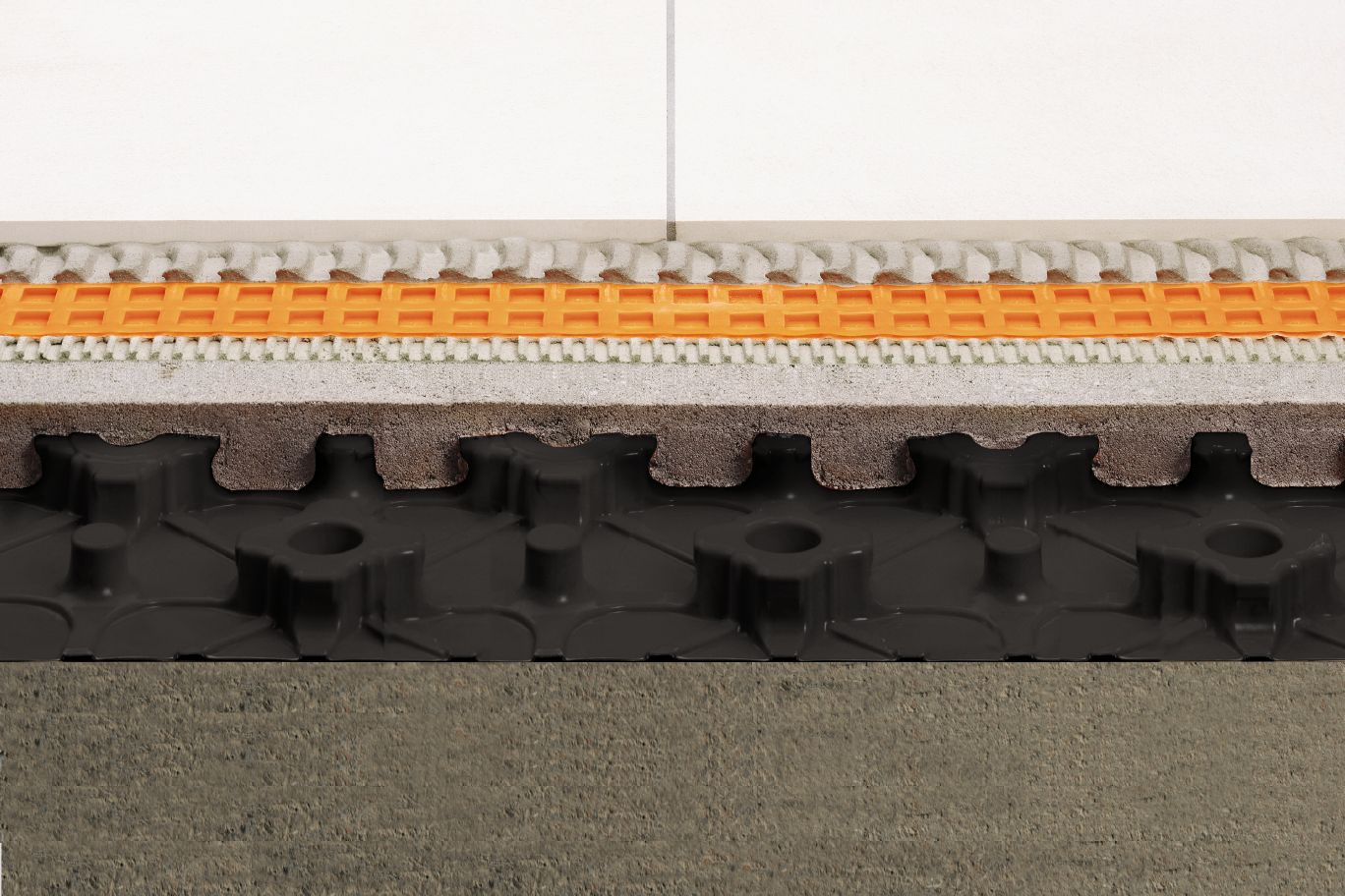 BEKOTEC-DRAIN Studded Screed Drainage Panel 29/32" (23 mm) x 35-7/16" x 47-1/4" (Pack of 10)