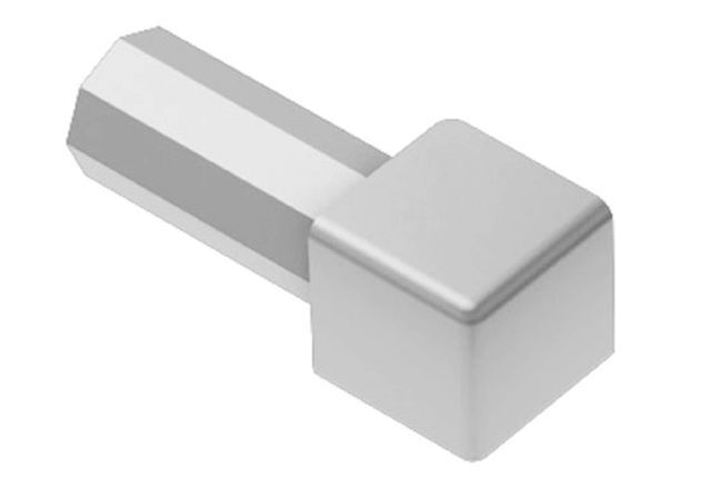 QUADEC In/Out Corner 90° PVC Light Grey 1/2" (12.5 mm)