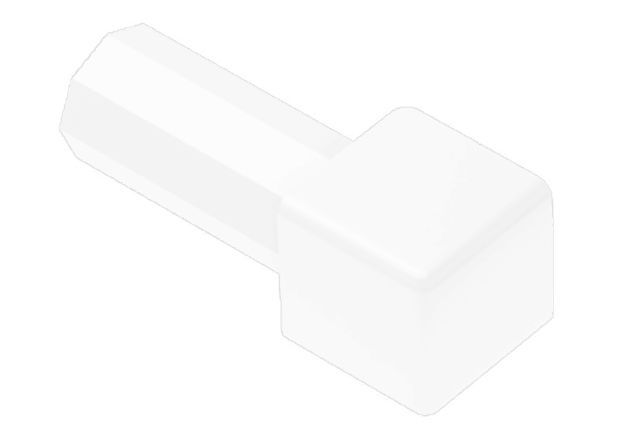 QUADEC In/Out Corner 90° PVC Bright White 1/4" (6 mm)