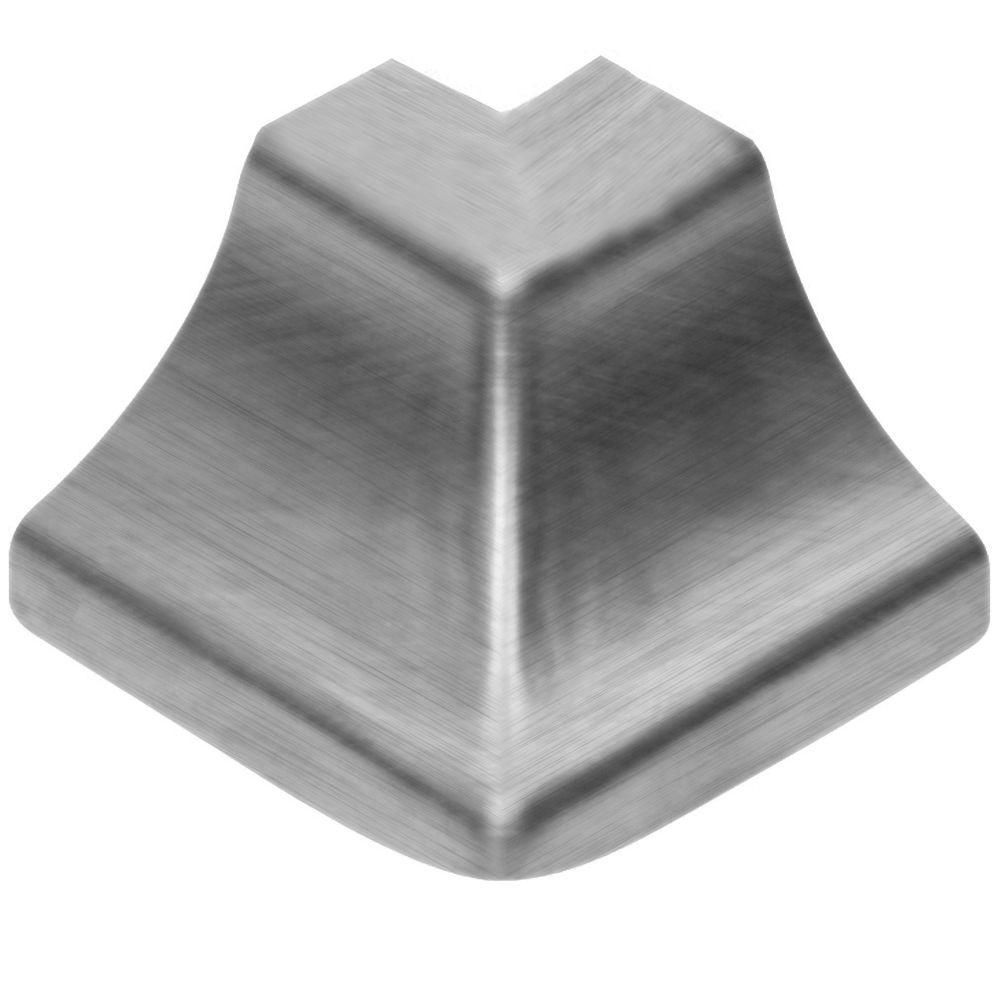 DILEX-HKU Outside Corner 90° with 3/8" radius Brushed Stainless Steel (V4)