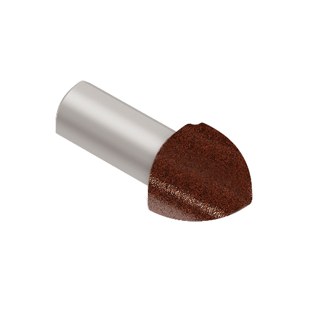 RONDEC Outside Corner 90° Aluminum Rustic Brown 5/16" (8 mm)