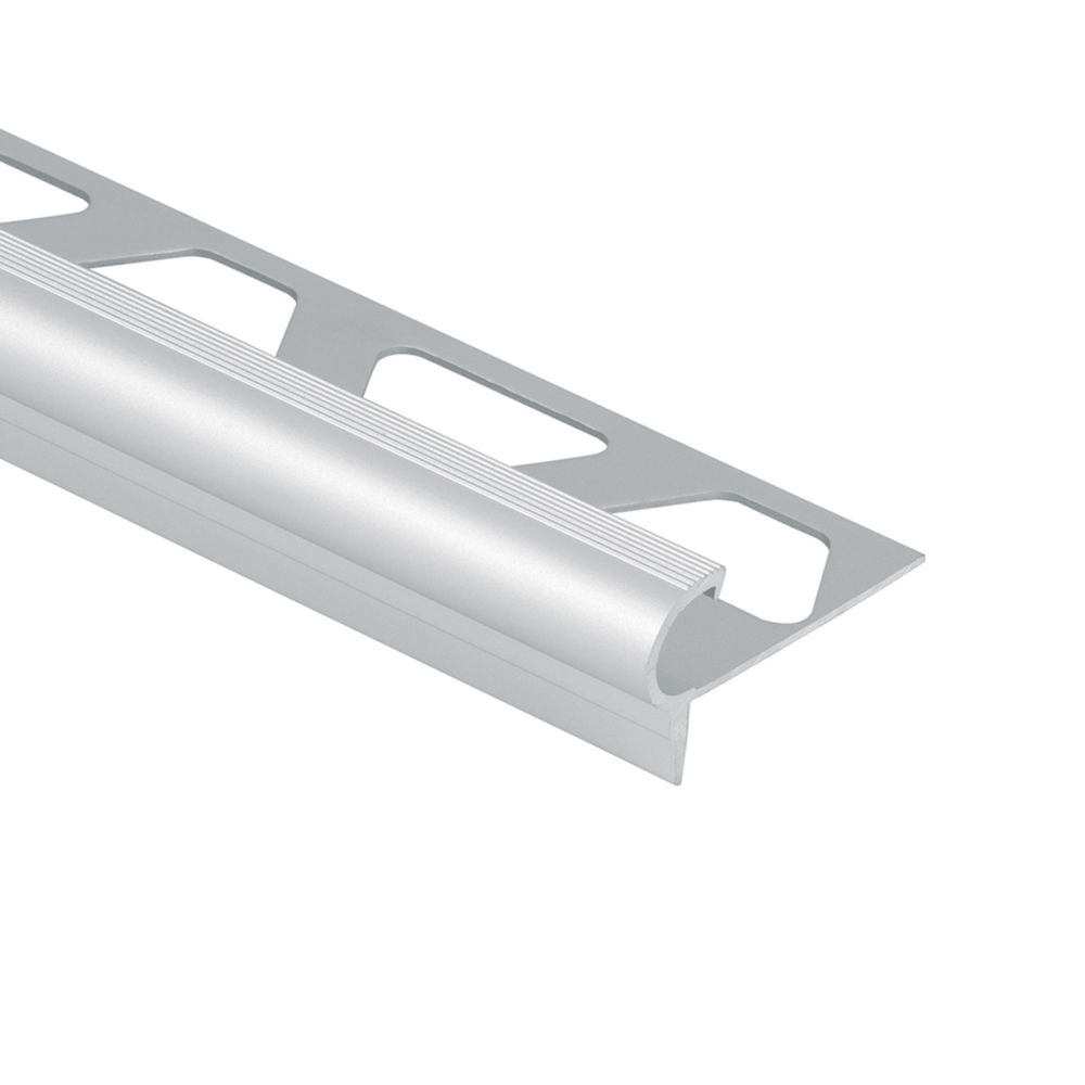 TREP-FL Stair-Nosing Profile Satin Anodized Aluminum 1/2" (12.5 mm) x 8' 2-1/2"
