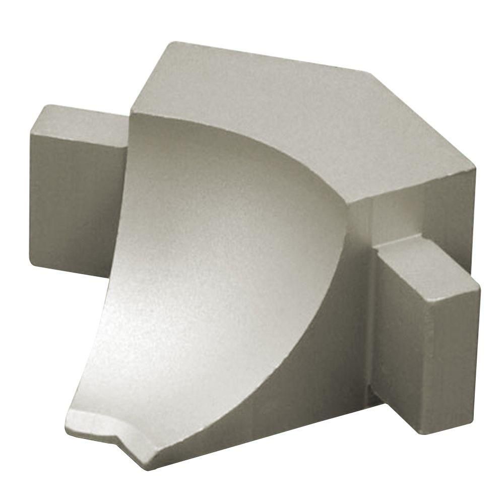DILEX-AHKA Inside Corner 135° with 3/8" Radius Anodized Aluminum Matte Nickel