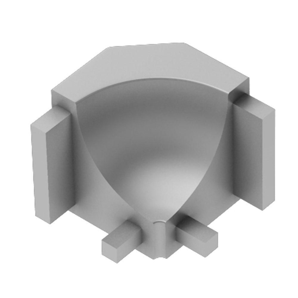 DILEX-AHK Inside Corner 90° with 3/8" Radius Anodized Aluminum Matte