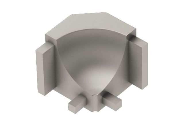 DILEX-AHK Inside Corner 90° with 3/8" Radius Aluminum Satin Nickel