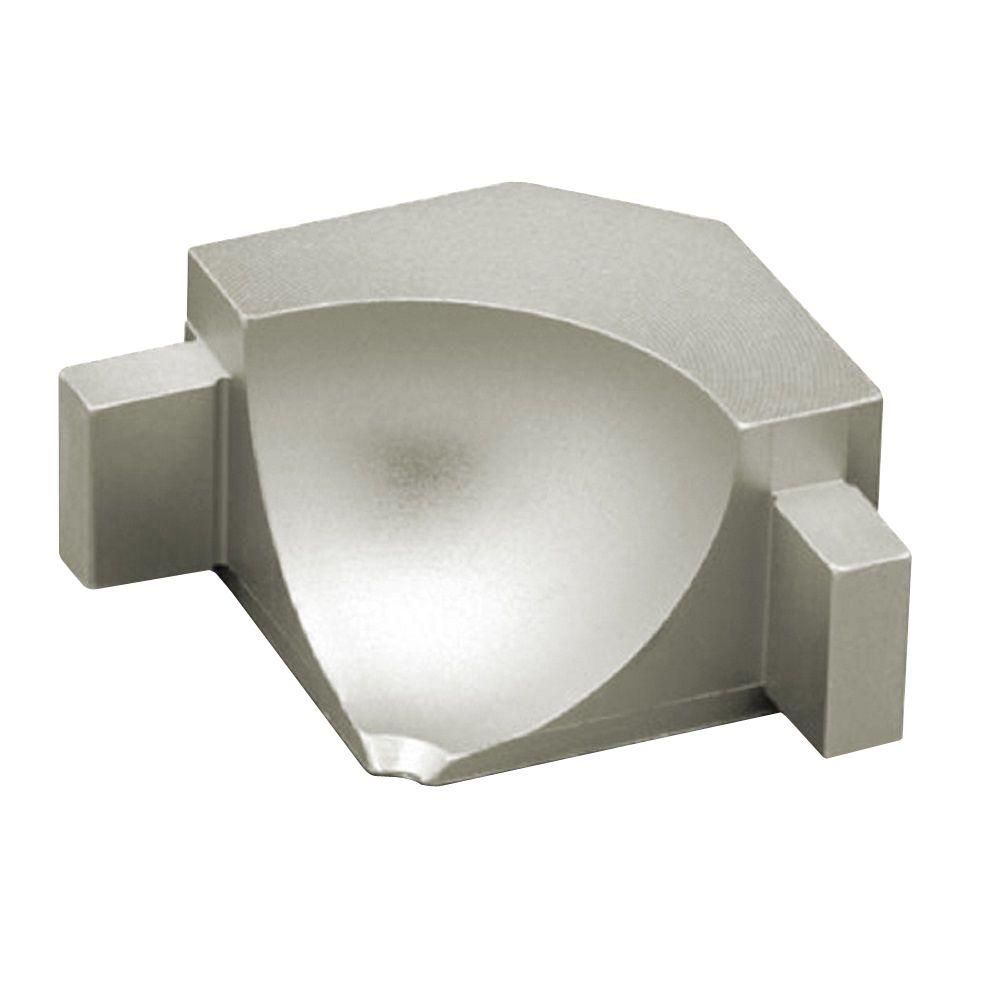 DILEX-AHKA Inside Corner 90° with 3/8" Radius Anodized Aluminum Matte Nickel