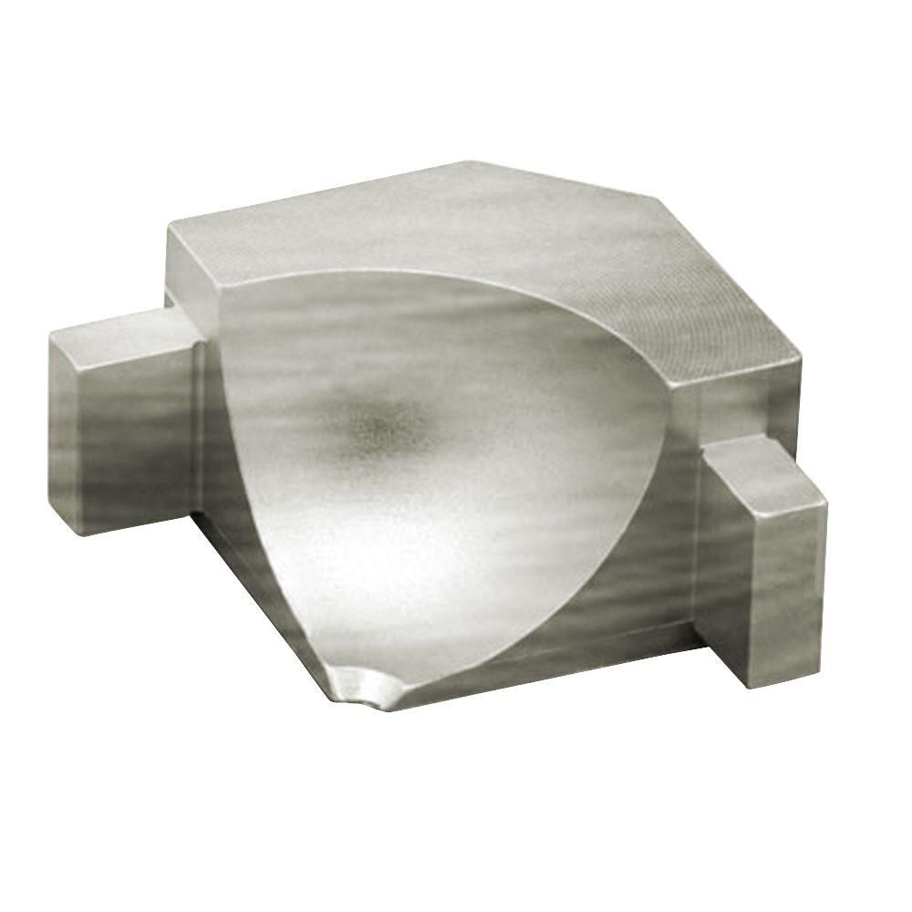 DILEX-AHKA Inside Corner 90° with 3/8" Radius Anodized Aluminum Brushed Nickel