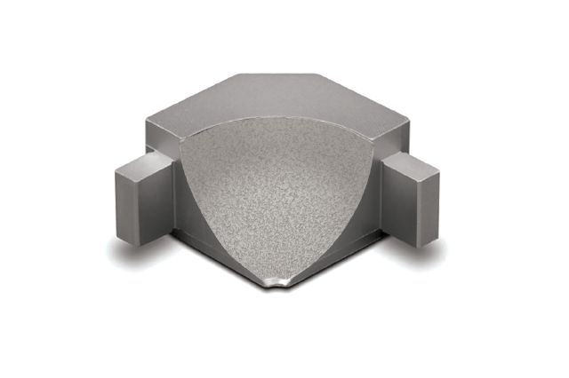 DILEX-AHKA Inside Corner 90° with 3/8" Radius Anodized Aluminum Greige