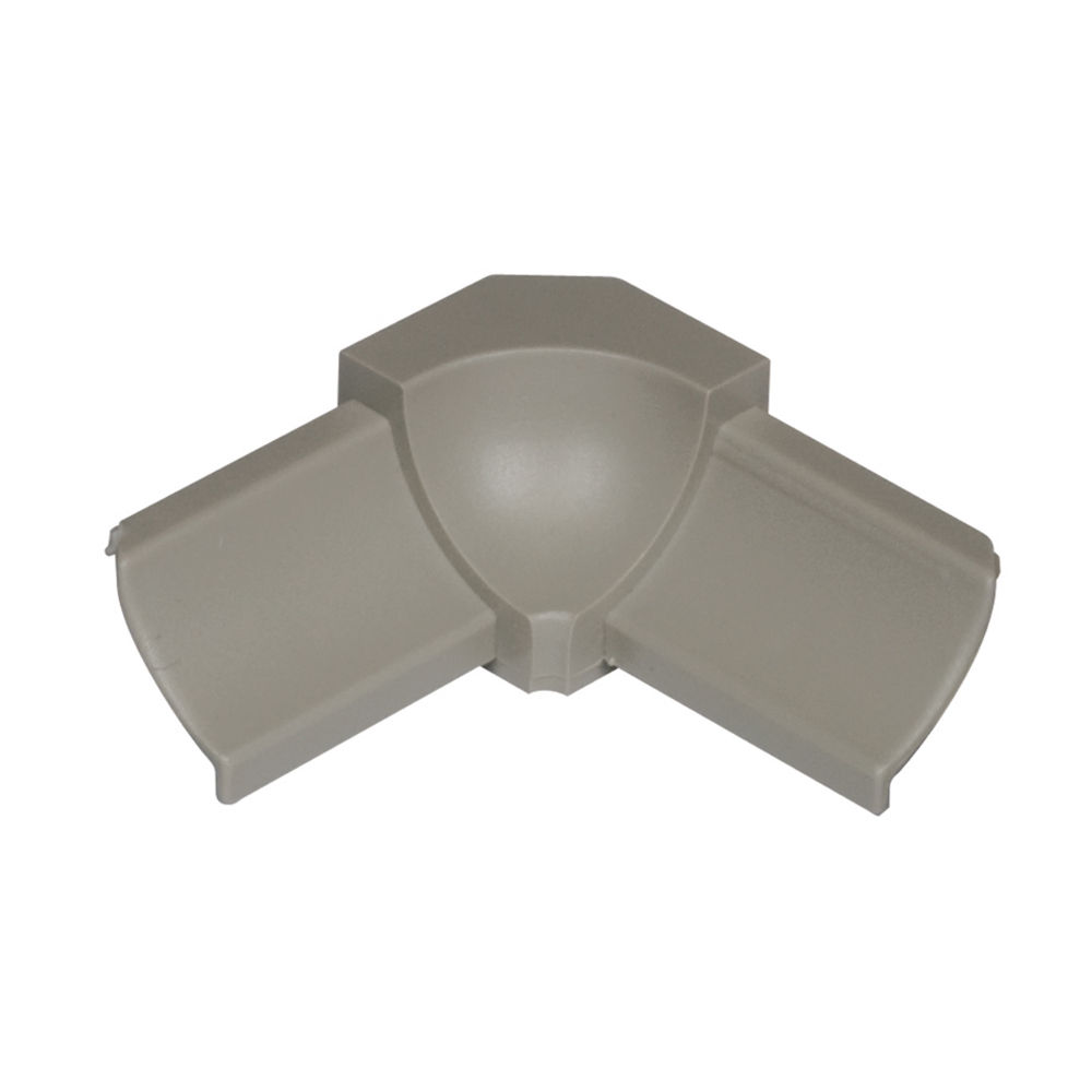 DILEX-PHK Inside Corner 90° with 3/8" Radius PVC Plastic Grey