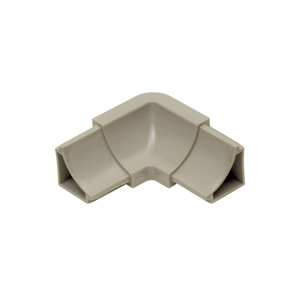 DILEX-HKW Inside Corner 90° 2-Way with 11/16" Radius PVC Plastic Grey