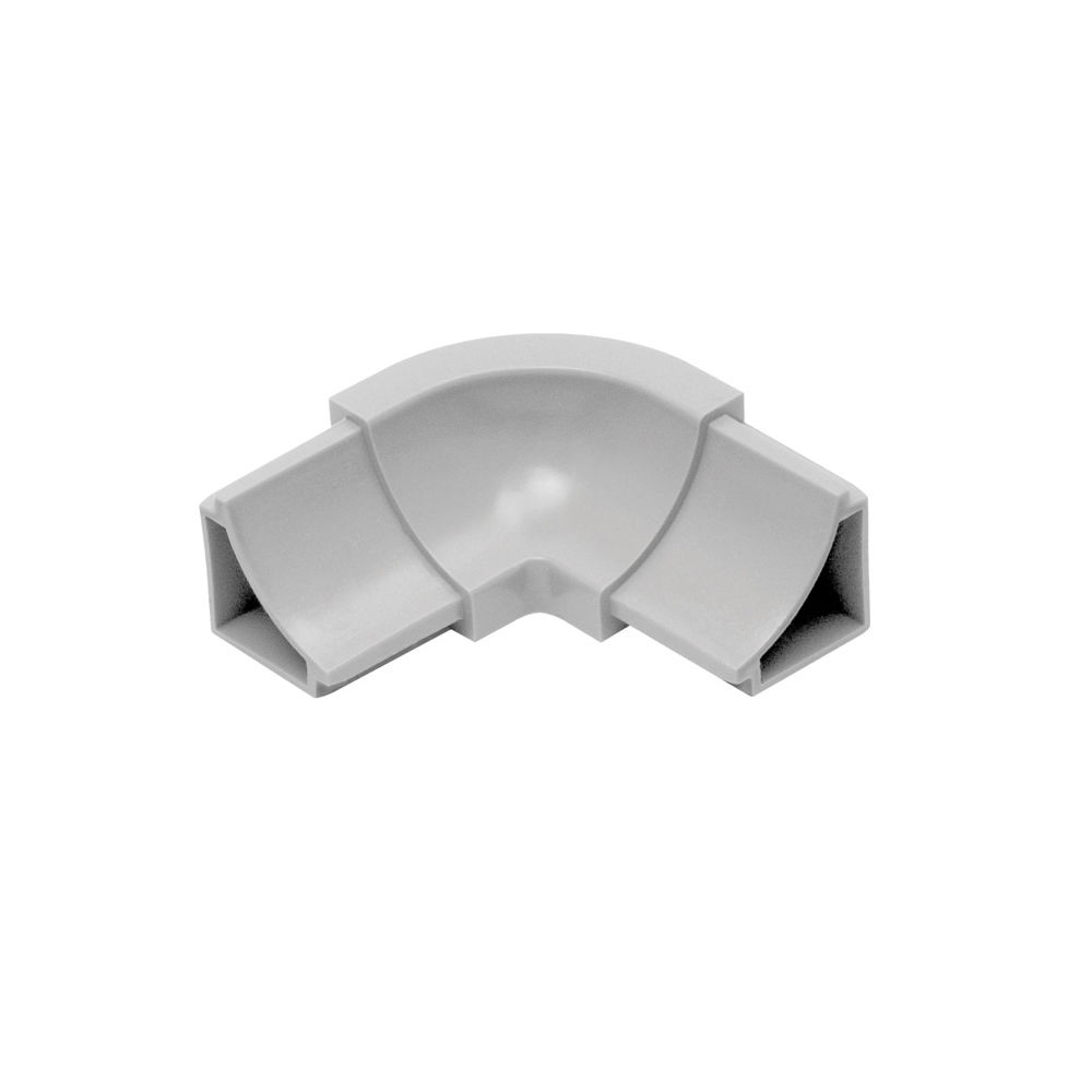 DILEX-HKW Inside Corner 90° 3-Way with 11/16" Radius PVC Plastic Classic Grey