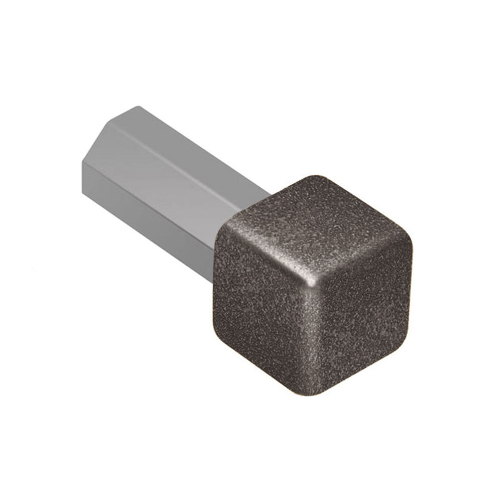 RONDEC Inside Corner 90° Aluminum Light Anthracite 5/16" (8 mm)