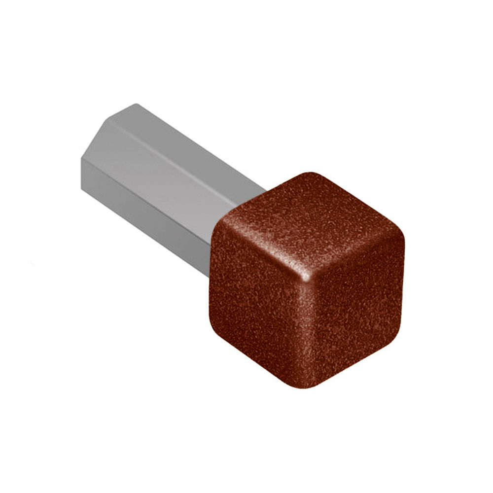 RONDEC Inside Corner 90° Aluminum Rustic Brown 5/16" (8 mm)