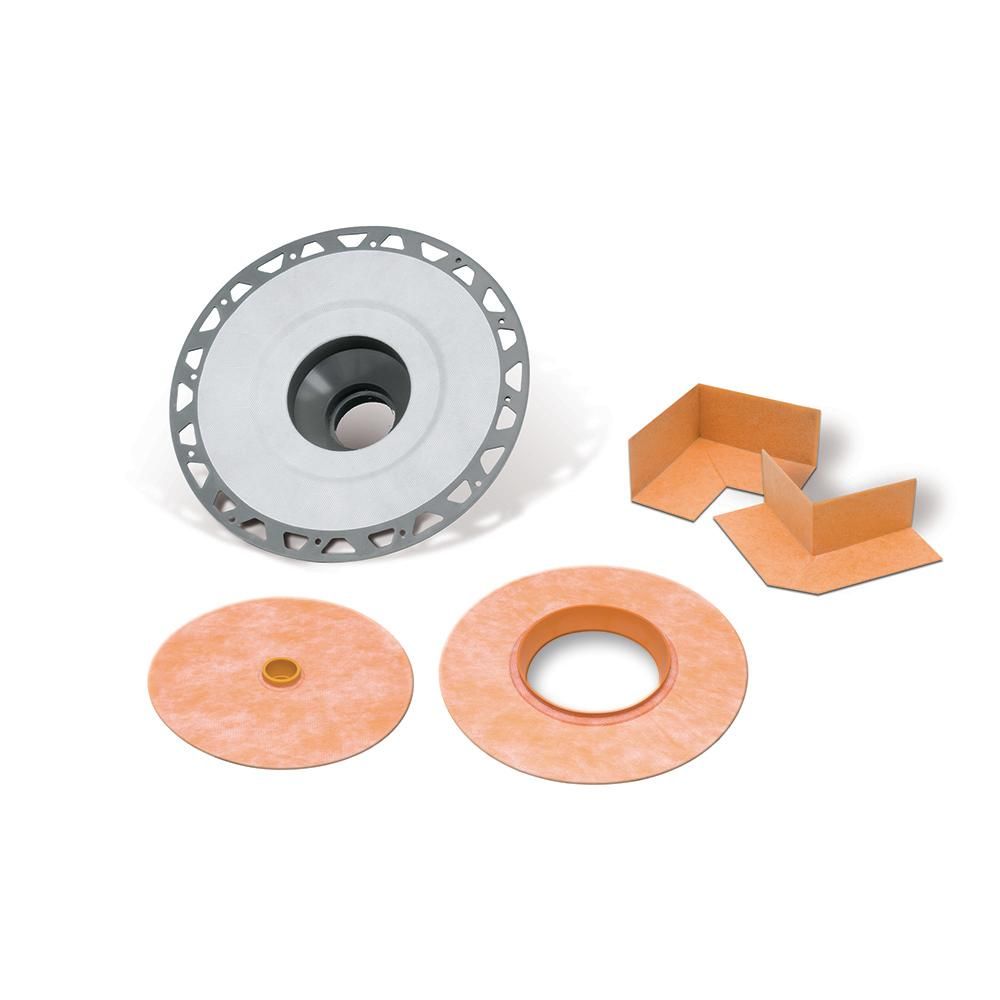 KERDI-DRAIN Ensemble de bride PVC 3"