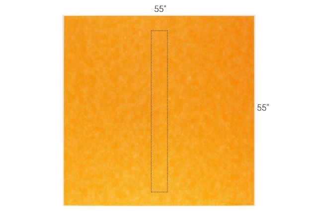 KERDI-SHOWER-LTS Prefabricated Sloped Shower Base with Center Outlet Position 55" x 55"
