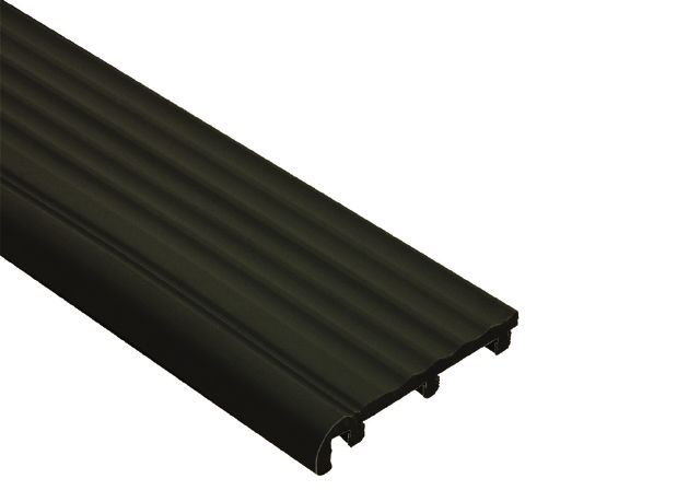 TREP-B Replacement Tread PVC Black 2-1/8" (52 mm) x 8' 2 1/2"