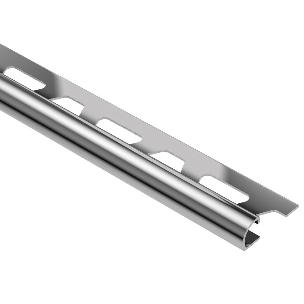 RONDEC Bullnose Edge Trim Stainless Steel (V2) 1/2" (12.5 mm) x 8' 2-1/2"