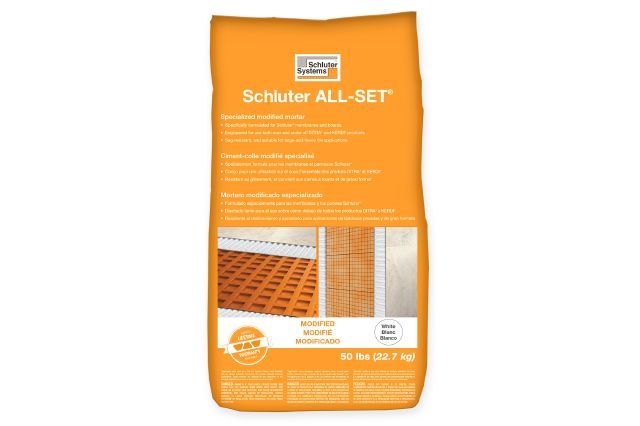 ALL-SET Ciment-colle modifié blanc 50 lb