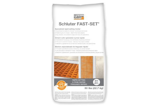 FAST-SET Specialized Rapid Setting Modified Thin-Set Mortar White 50 lb
