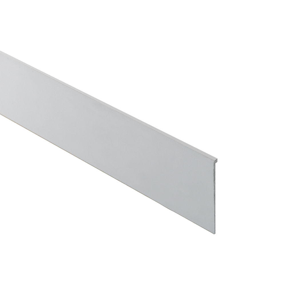 TREP-TAP Conceal Stair-Nosing Cover Profile Anodized Aluminum Satin 2" x 8' 2-1/2"